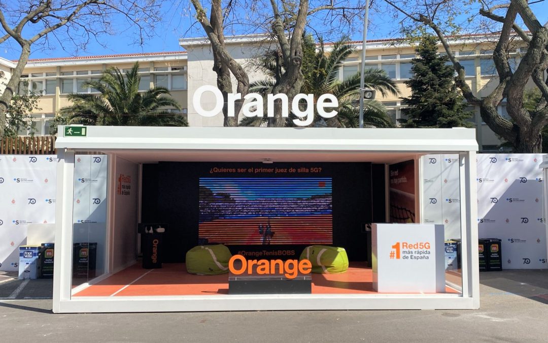 SevenMila realiza con éxito la activación de Orange en el Barcelona Open Banc Sabadell