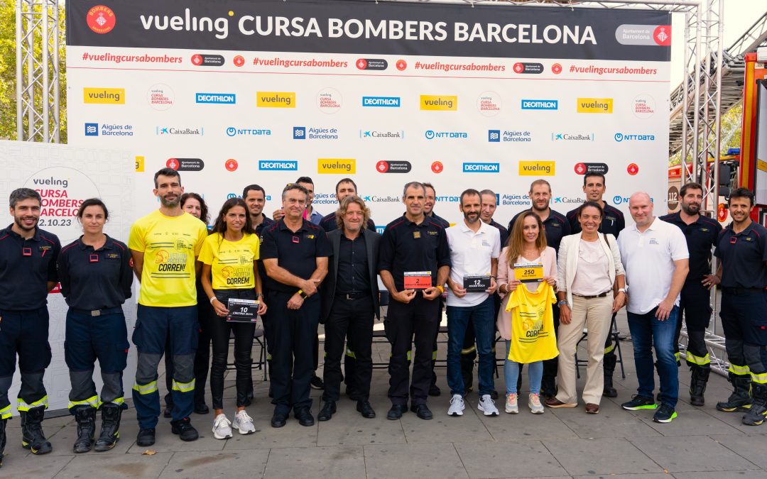 The 24th edition of the Vueling Cursa Bombers Barcelona has 15% more participants than the last edition